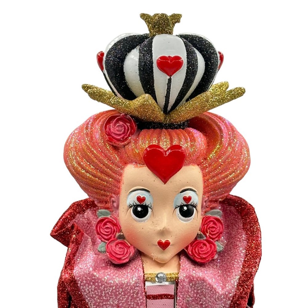 Holly Adler Hollywood Queen Of Hearts Nutcracker Kurt Adler Alice In Wonderland - Picture 3 of 16